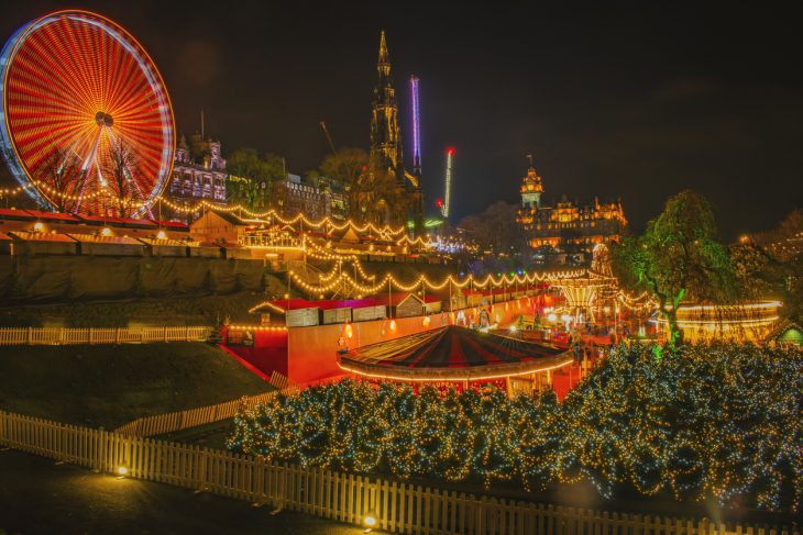 Edinburgh christmas market