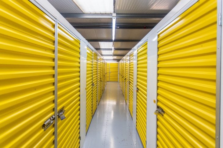 Self-storage corridor at Kangaroo Self Storage 